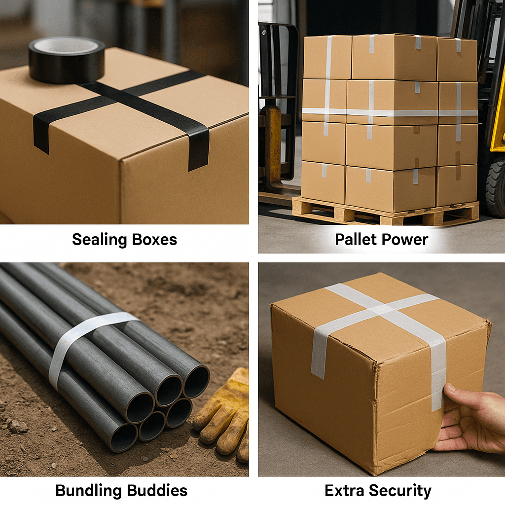 How Strapping Tape Ensures Safe Shipping and Storage in Demanding Conditions