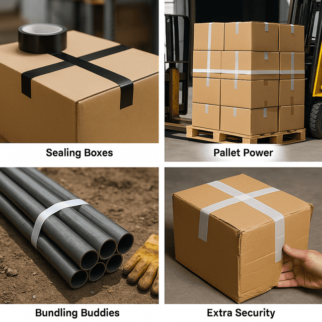 How Strapping Tape Ensures Safe Shipping and Storage in Demanding Conditions