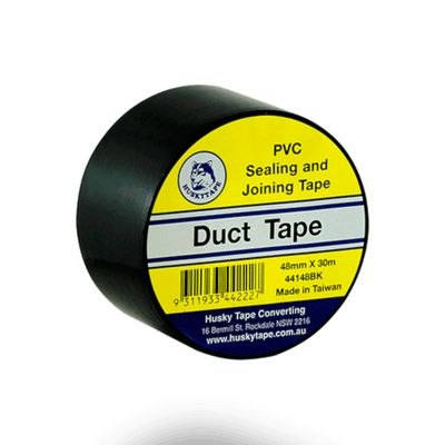 PVC Duct Tape Black 48mm x 30m