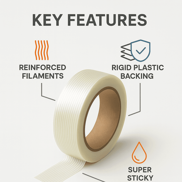 Filament Tape Explained: What Makes It So Strong and Where You Can Use It