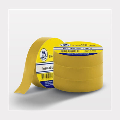 Yellow PVC Electrical Tape – Pack of 10